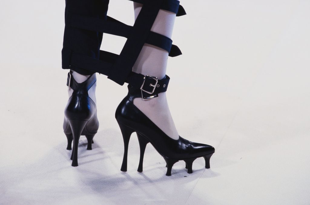 Image may contain Clothing Footwear High Heel Shoe Adult and Person