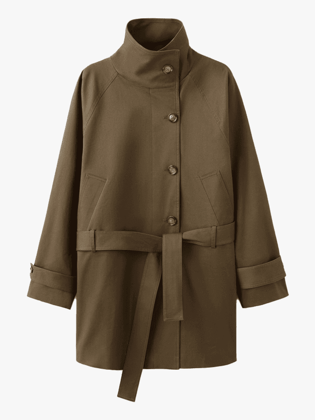 Image may contain Clothing Coat Long Sleeve Sleeve and Overcoat